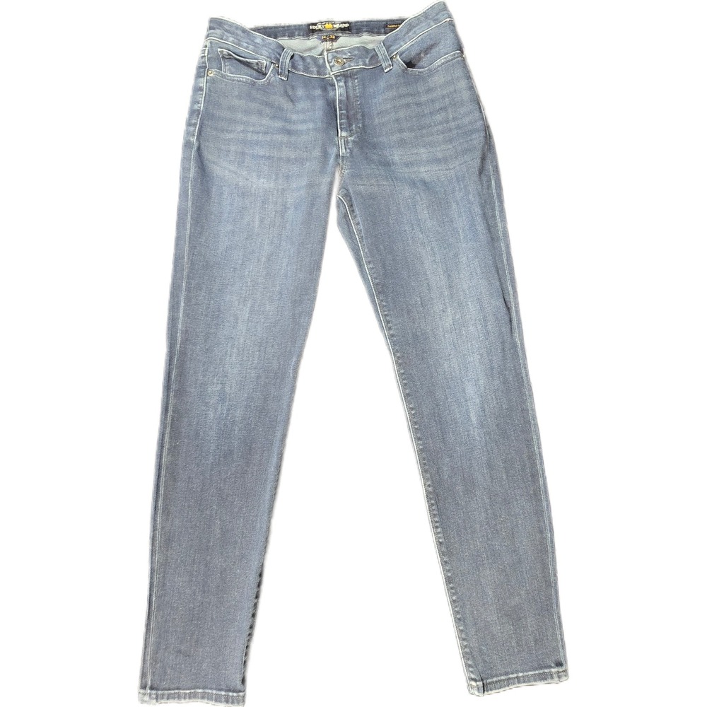 Lucky Brand Sasha Super Skinny Jeans Womens 14/32 Medium Wash Blue Denim M Rise - Picture 1 of 9